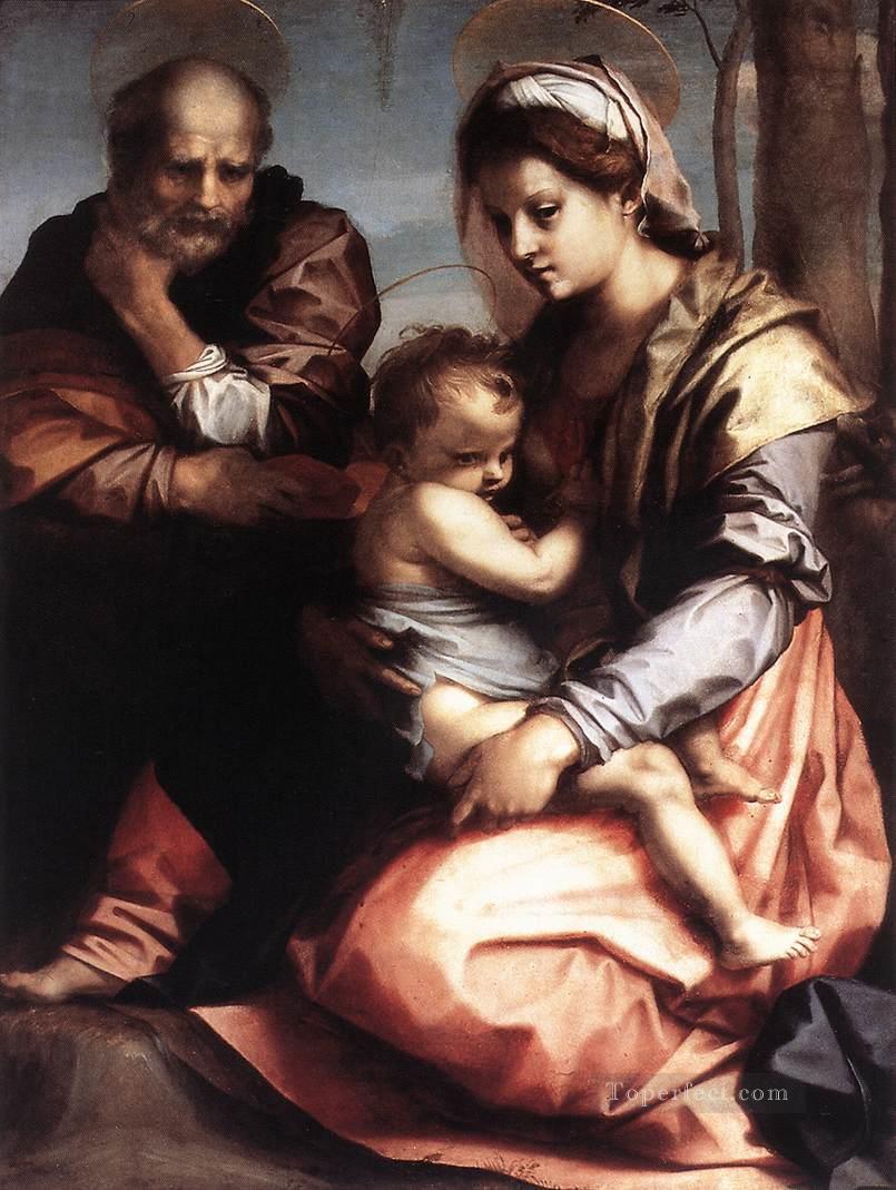 Holy Family barberini renaissance mannerism Andrea del Sarto Oil Paintings